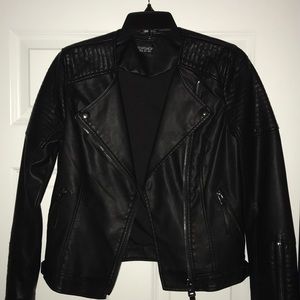 Top shop leather jacket
